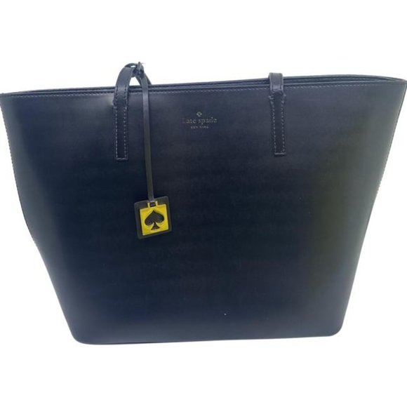 kate spade Handbags - Kate Spade Large Shopper Black Leather Shoulder Bag